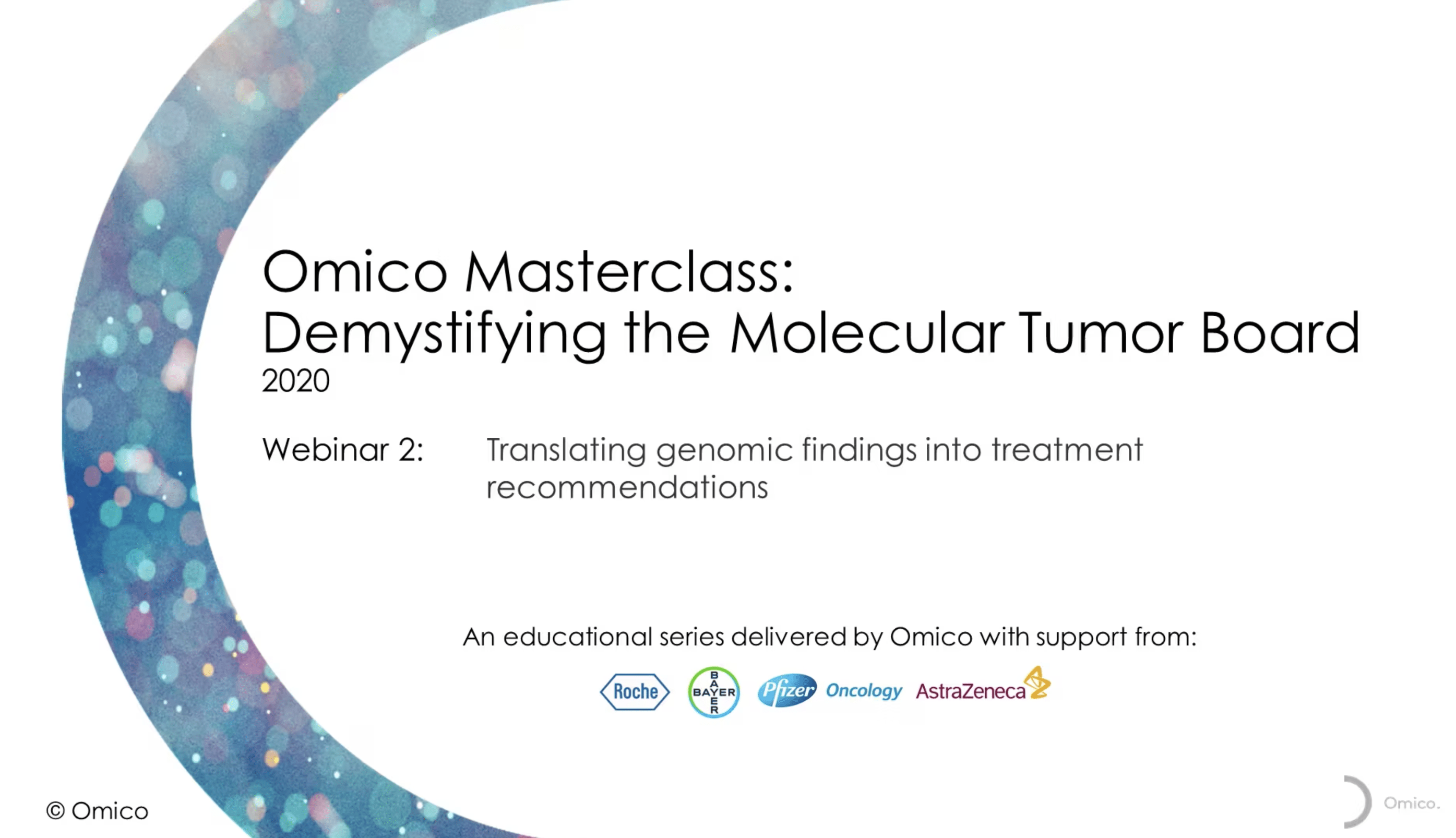 Webinar 2 - Translating genomic findings into treatment recommendations - 5th November 2020