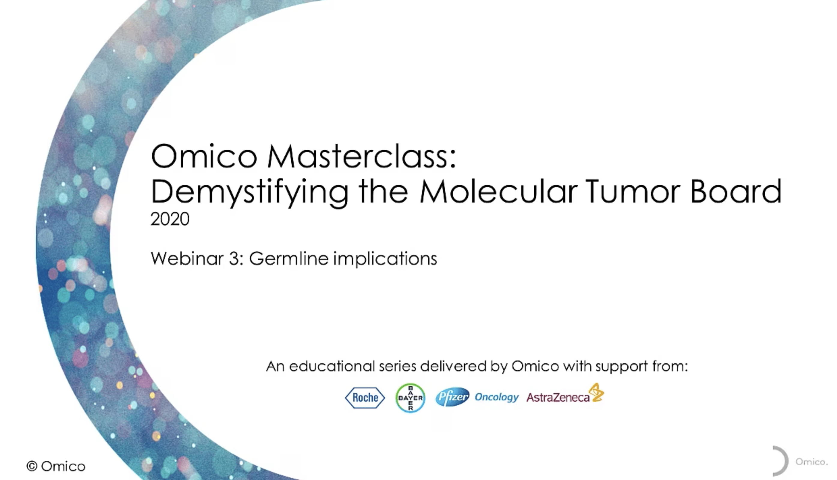 Webinar 3 - Germline implications - 12th November 2020